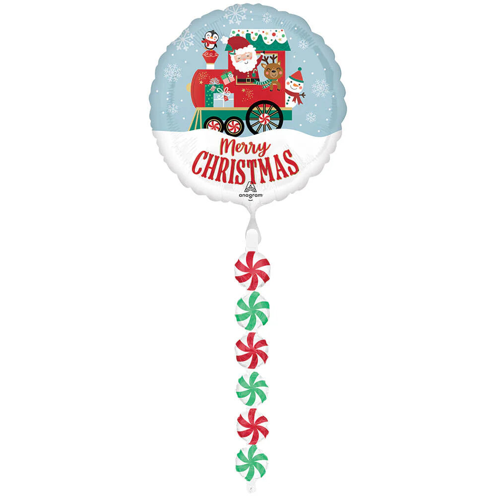 Anagram 67” North Pole Express Christmas AirWalkers